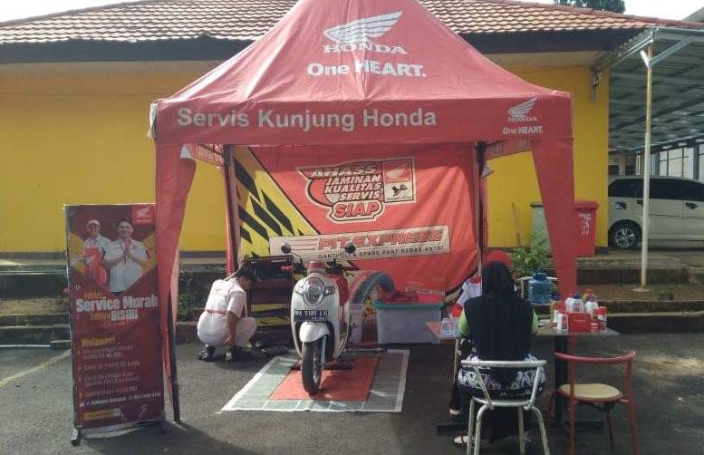 AHASS Hadirkan Layanan Servis Kunjung di Kantor BPKAD Kabupaten Tanah Laut