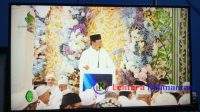 Gubernur Kalimantan Selatan H. Sahbirin Noor saat menyampaikan sambutan pada acara haul Syekh Muhammad Arsyad Al Banjari yang bertempat di Masjid Tuhfaturragibin, Desa Dalam Pagar Ulu. Senin (15/4/2024) pagi. Foto: Arsyad/lenterakalimantan.com