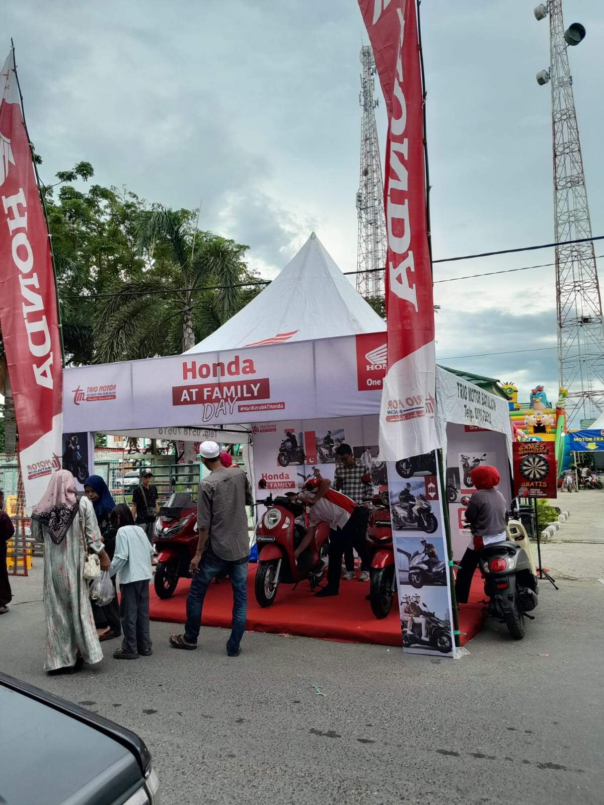 Honda AT Family Day Digelar di Pantai Pagatan. Foto: Dok. Trio Motor
