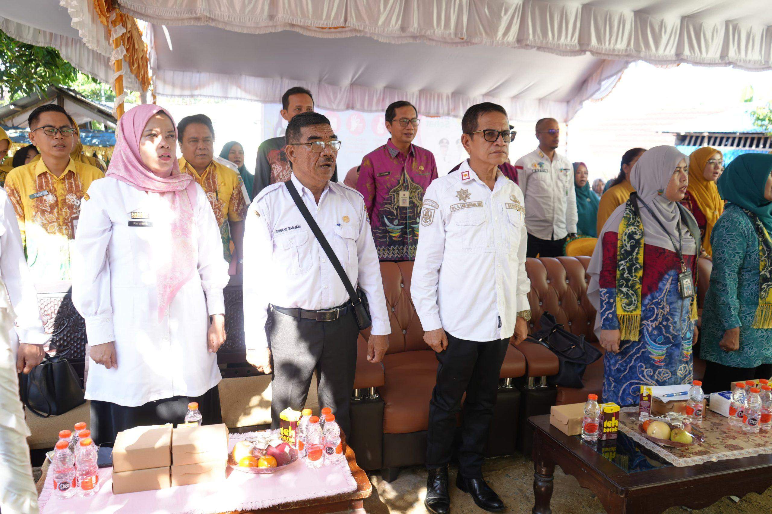 Sekdakab Kotabaru, H Said Akhmad pada acara lomba Penilaian Posyandu se Kalsel. Foto: Pemkab Kotabaru