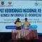 Sesi penandatanganan MoU antar Komisi Informasi (KI) bersama Ketua Umum Kadin RI pada acara Seminar Nasional dalam rangkaian Rakornas ke-15. Selasa (11/6/2024). Foto: Arsyad/lenterakalimantan.com