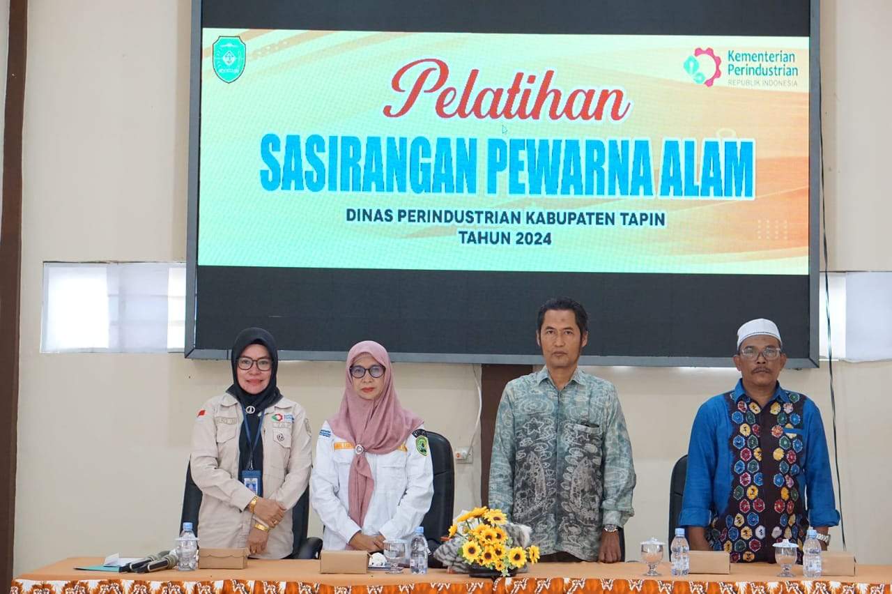 Pelatihan Sasirangan Alam di Kabupaten Tapin Tingkatkan Potensi Ekonomi Masyarakat, 21 Juni 2024.