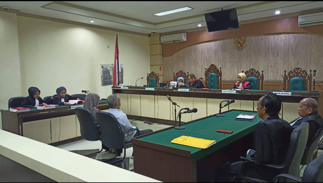 Sidang tuntutan perkara tindakan pidana korupsi, mantan Kepala Dinas Pariwisata Tanah Laut. Foto: Kejari Tala