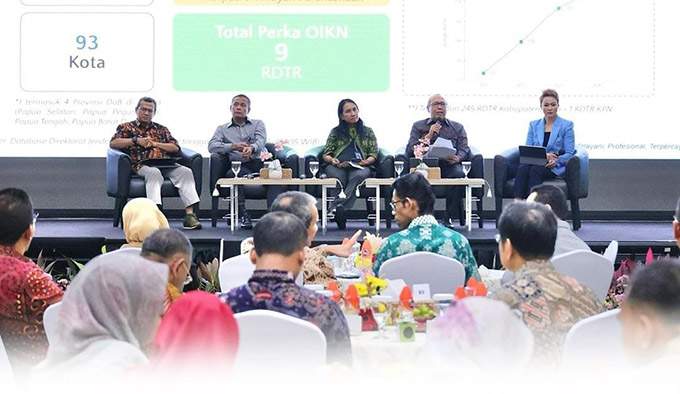 Sekjen Kementerian ATR/BPN ajak akademisi kerjasama dalam percepat penyusunan RDTR, Kamis (25/07/2024).