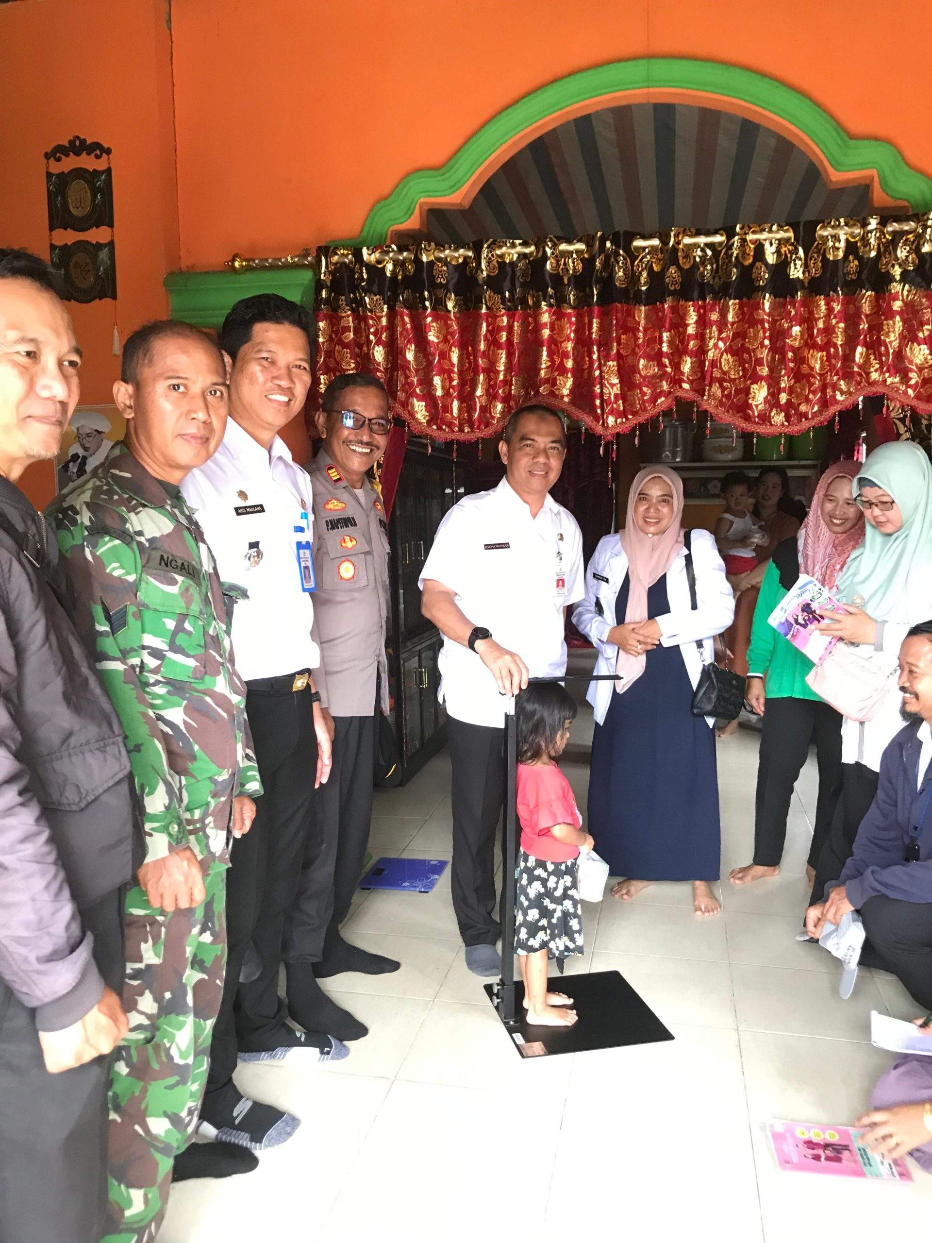 Ketua Tim Percepatan Penurunan Stunting (TPPS) Zulkipli Yadi Noor, saat turun langsung ke lapangan