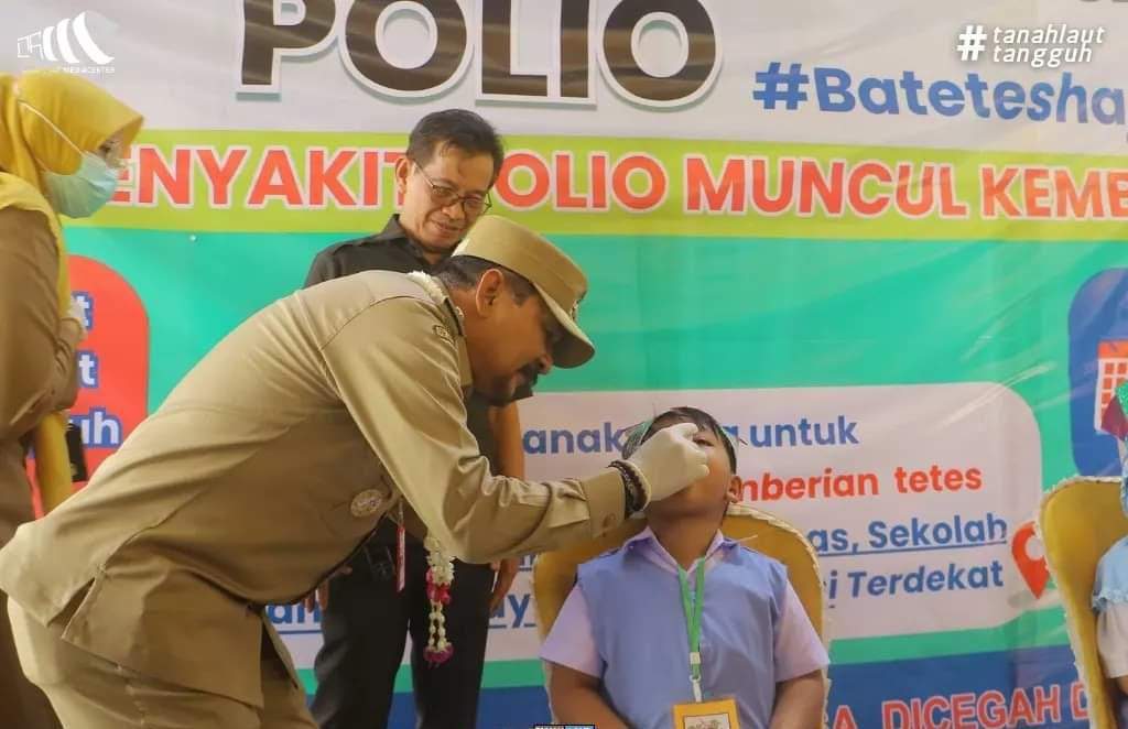 Pemerintah Kabupaten (Pemkab) Tanah Laut (Tala) resmi memulai Pekan Imunisasi Nasional (PIN) Polio pada Selasa (23/7/2024). Foto: Diskominfo Tala