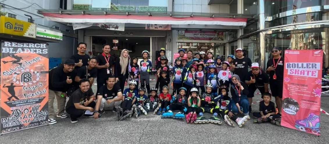 Trio Motor Perintis gelar Roller Skate Competition yang diadakan di area showroom Trio Motor Perintis. Foto: Trio Motor