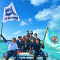 Marine Diving Club Fakultas Perikanan dan ilmu Kelautan Universitas Lambung Mangkurat (MDC FPIK-ULM) bersama PT. Cipta Kridatama (PT. CK). Foto: MDC FPIK-ULM