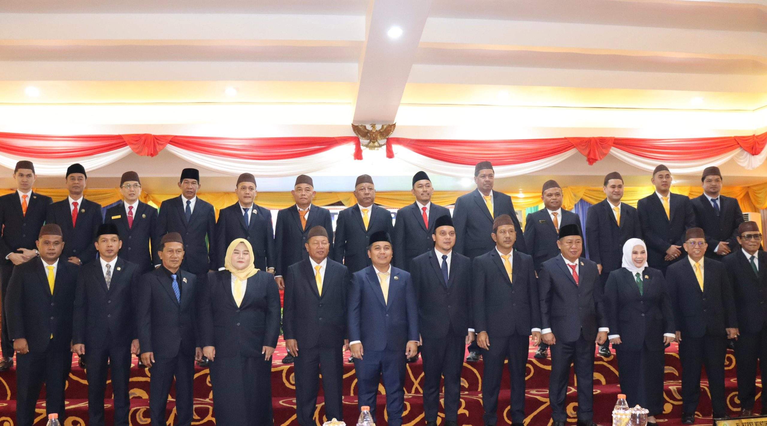 Foto anggota DPRD Tapin yang telah dikukuhkan untuk periode 2024-2029.