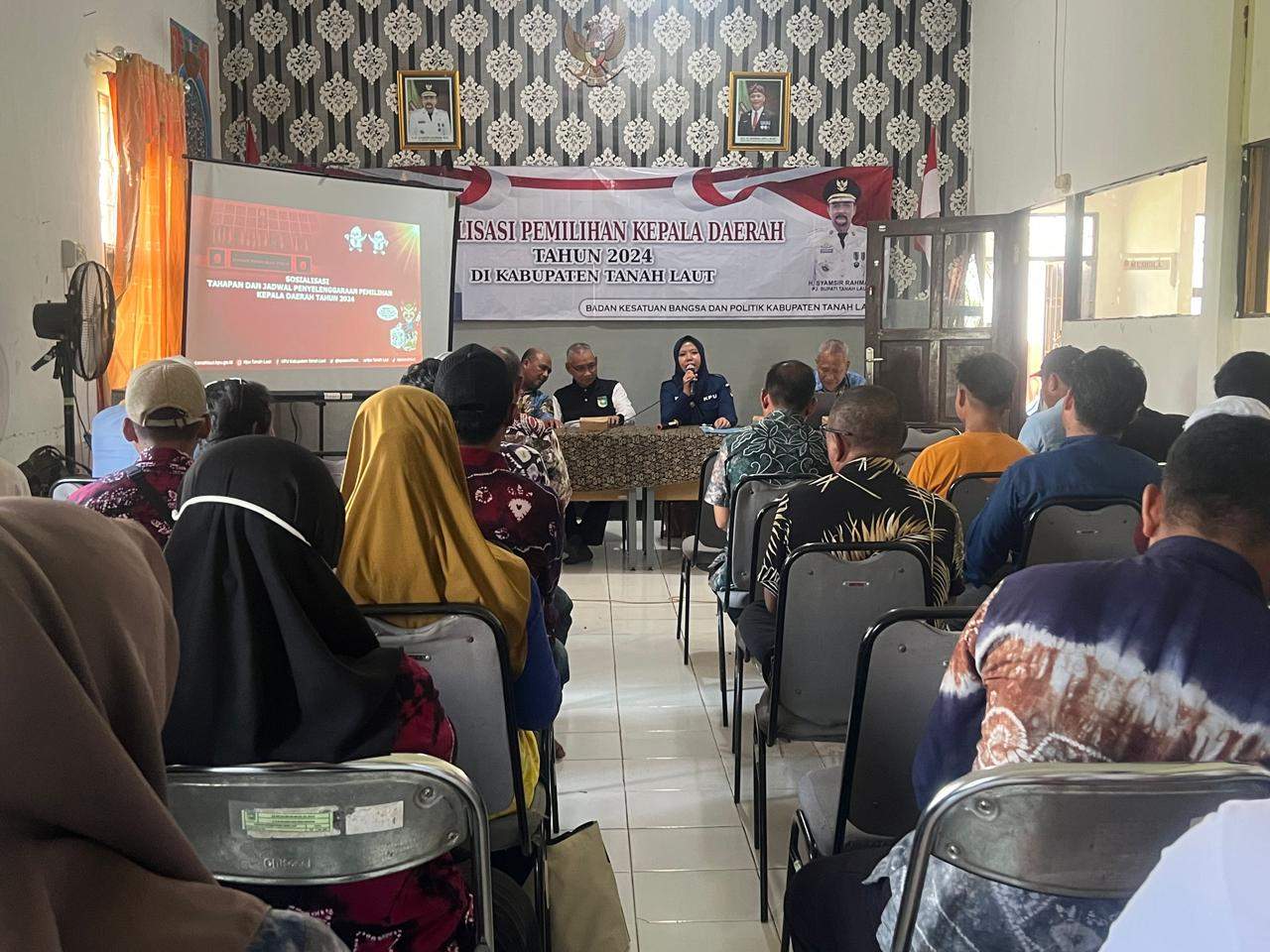Kegiatan KPU sosialisasi Pilkada di Kecamatan dan desa. Foto: Kiriman