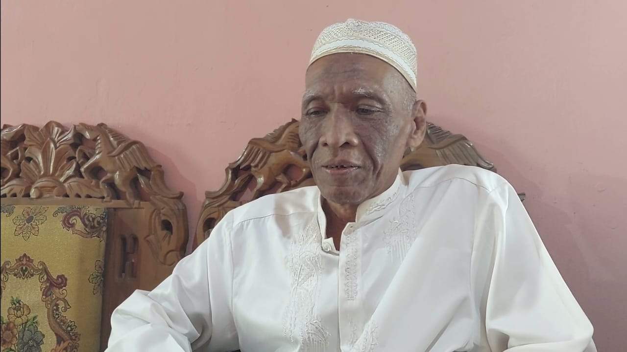 Ketua Majelis Ulama Indonesia (MUI) Kabupaten Tapin, KH Hamdani. Foto: Ayiz/lenterakalimantan.com