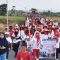 Ribuan peserta jalan sehat meriahkan HUT ke-17 Desa Baroqah. Foto: Arif/lenterakalimantan.com