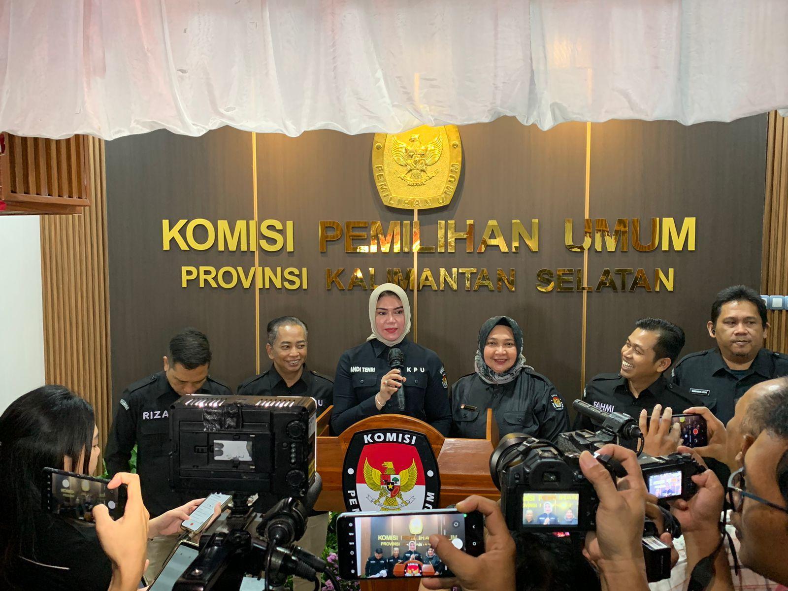 Ketua KPU Kalsel, Andi Tenri Sompa. Foto: Ikhsan/lenterakalimantan.com