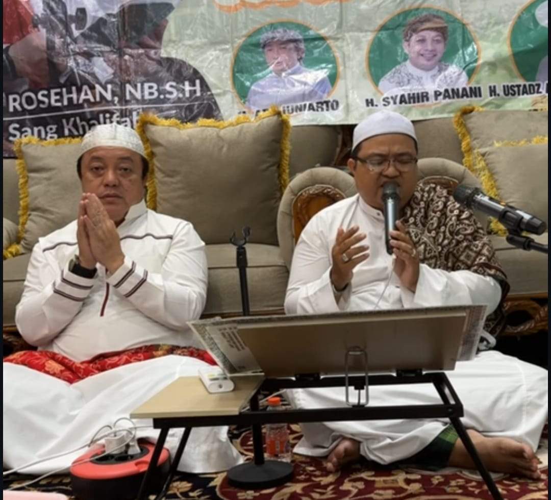 Rosehan saat sedang berdoa usai pengajaian rutin MULIA HATI Banjarmasin