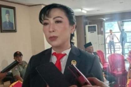Anggota DPRD Kotabaru dari fraksi PDIP, Vitta Yulanty Rossalim.