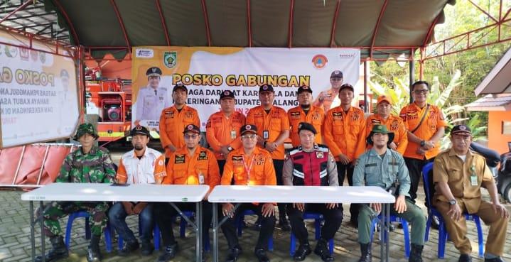 BPBD Balangan mendirikan Posko Gabungan Karhutla dan kekeringan, yang berpusat di Halaman Kantor BPBD setempat, Paringin Selatan. Foto : BPBD Balangan