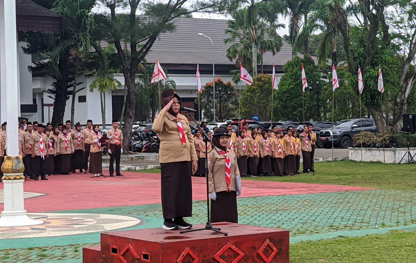 Pemkab Tabalong Gelar Upacara Peringatan Hari Pramuka Ke-63