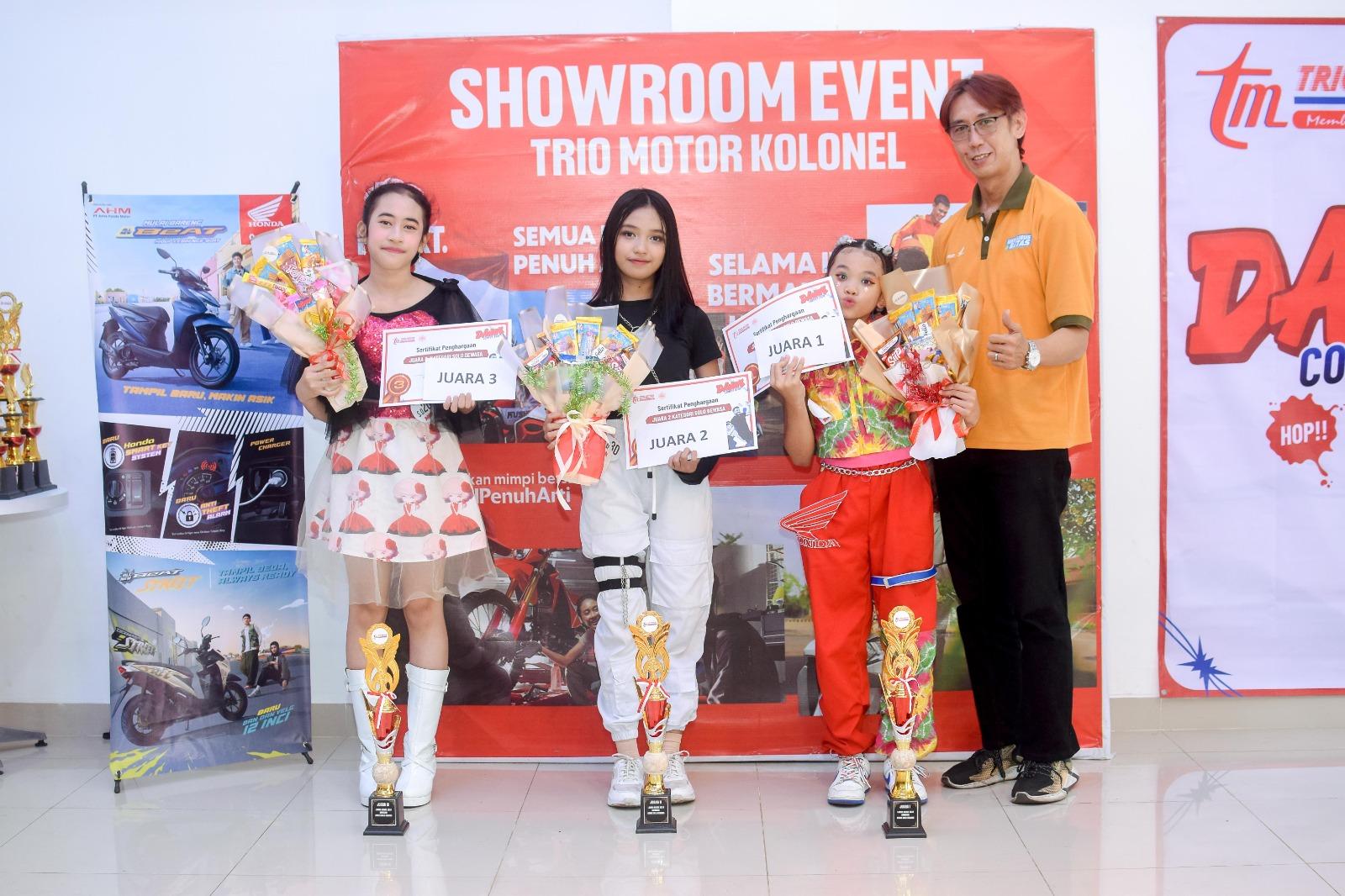 Trio Motor Kolonel Sukses Gelar Dance Competition. Foto: Trio Motor Honda