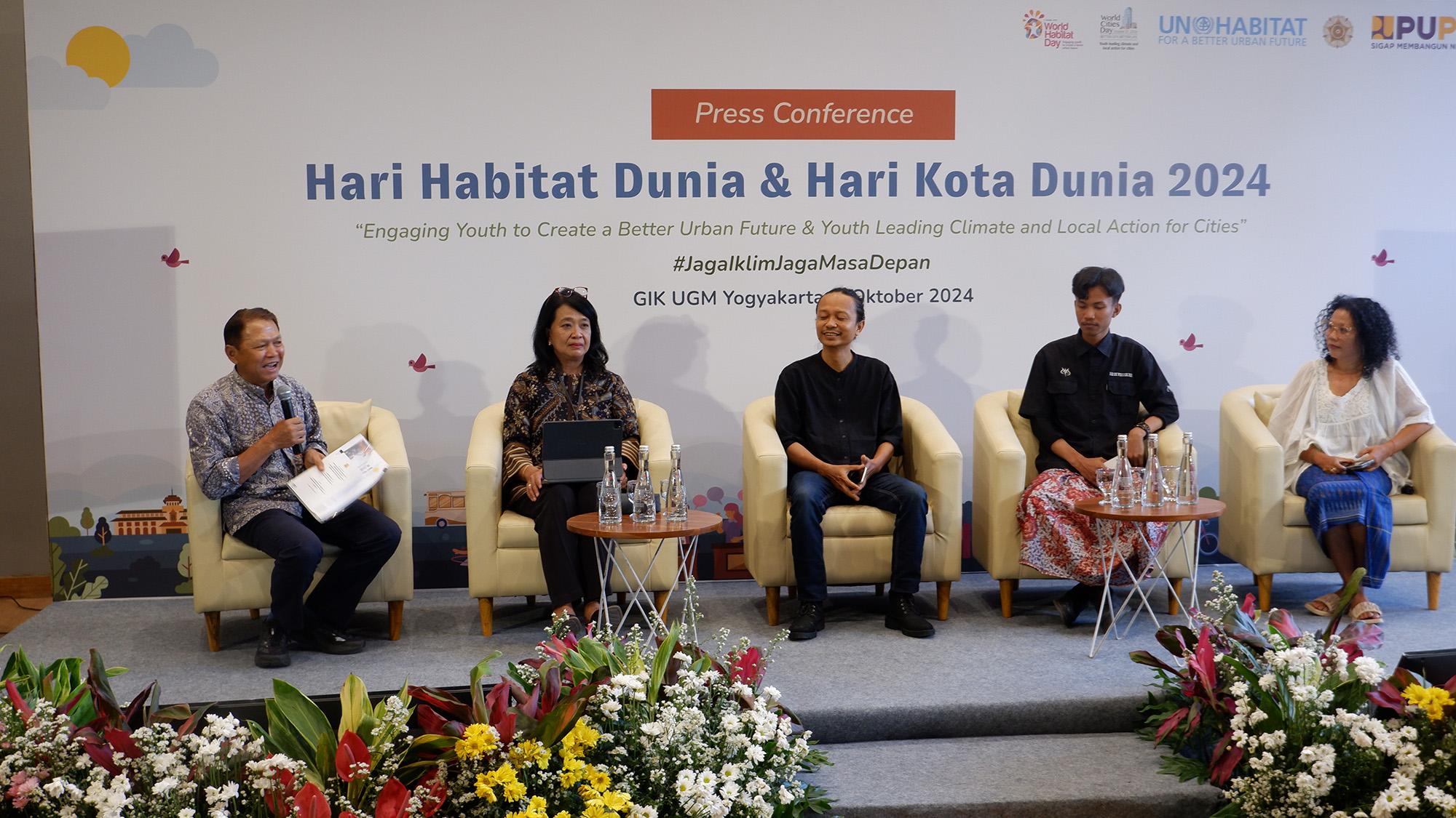 Konferensi Pers Peringatan Hari Habitat dan Hari Kota Dunia 2024