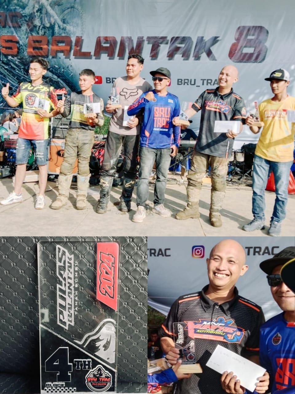 Pegawai Lapas Kelas IIA Kotabaru menorehkan prestasi di ajang Trail Game Enduro Kalsel di Kabupaten Tanah Bumbu. Foto: Humas Lapas Kotabaru