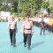 Polres Tapin menggelar apel pasukan dalam rangka Operasi. Kepolisian Kewilayahan Zebra-Intan 2024 di halaman Mapolres Tapin, Senin (14/10/2024).