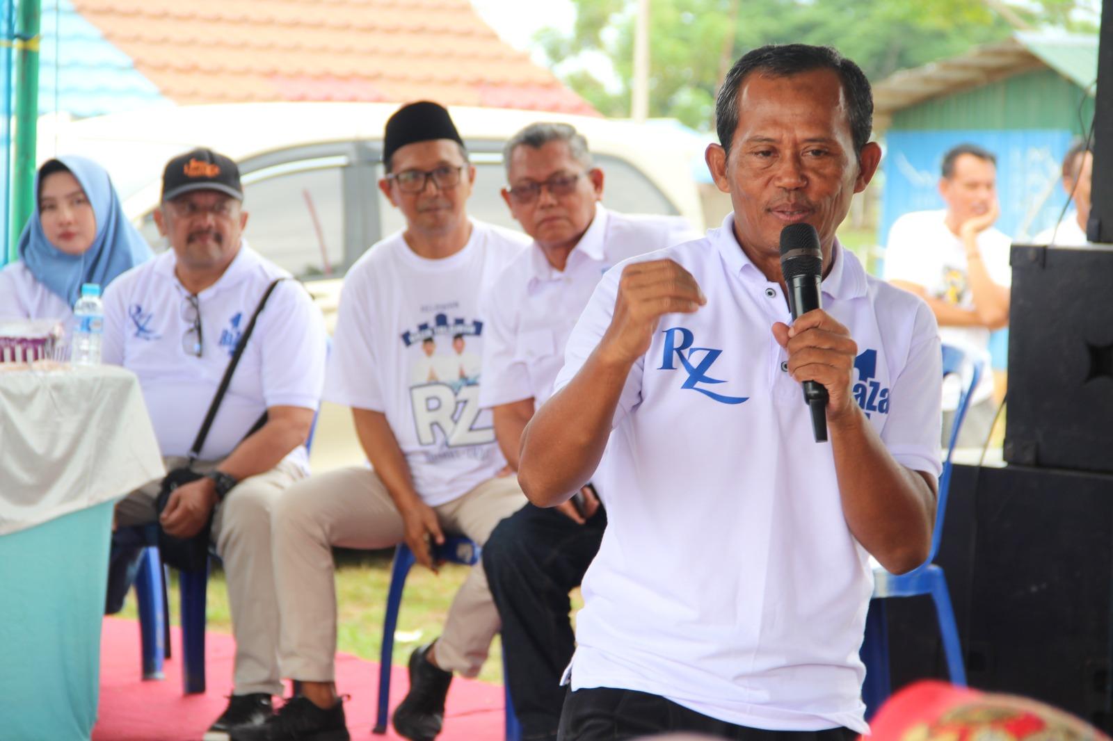 Kegiatan kampanye Paslon RaZa, HM Sukamta sampaikan orasinya. Foto: dok. Asep/lenterakalimantan.com