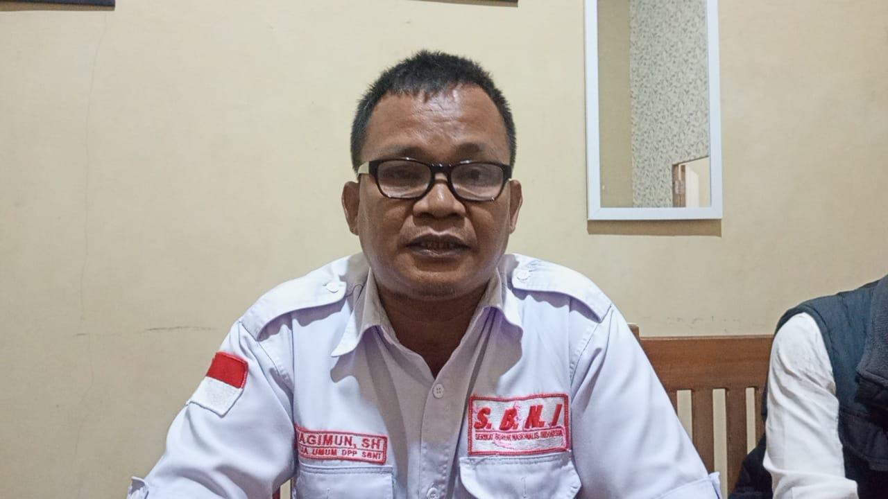 Ketua Umum DPP SBNI Pusat, Wagimun. Foto: Arsyad/lenterakalimantan.com