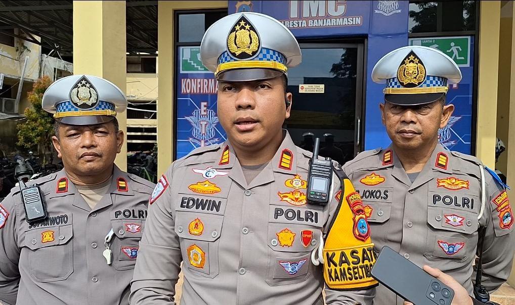 Polresta Banjarmasin Menggelar Operasi Zebra Intan 2024. Foto: Aam