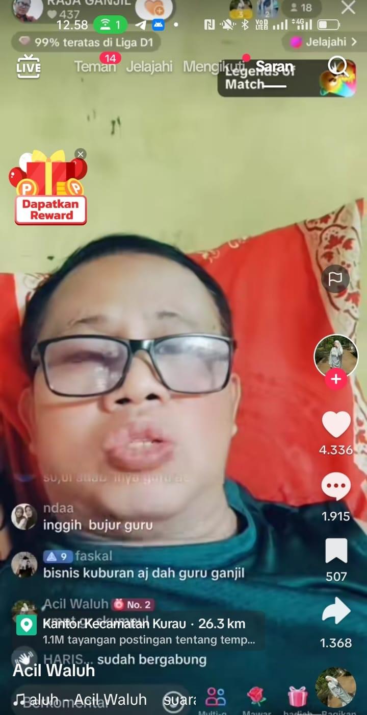 Postingan Udin Untak yang diduga menghina ulama besar Kalimantan Selatan