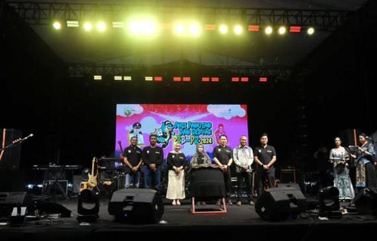 Ketua DPRD Kotabaru Hadiri Aksi Panutan dan Gebyar Pjak PBB-P2 2024 di Siring Laut