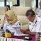 Pj Bupati Tabalong, Hj Hamida Munawarah mengikuti evaluasi kinerja ketiga Penjabat Kepala Daerah. Foto: Diskominfo Tabalong