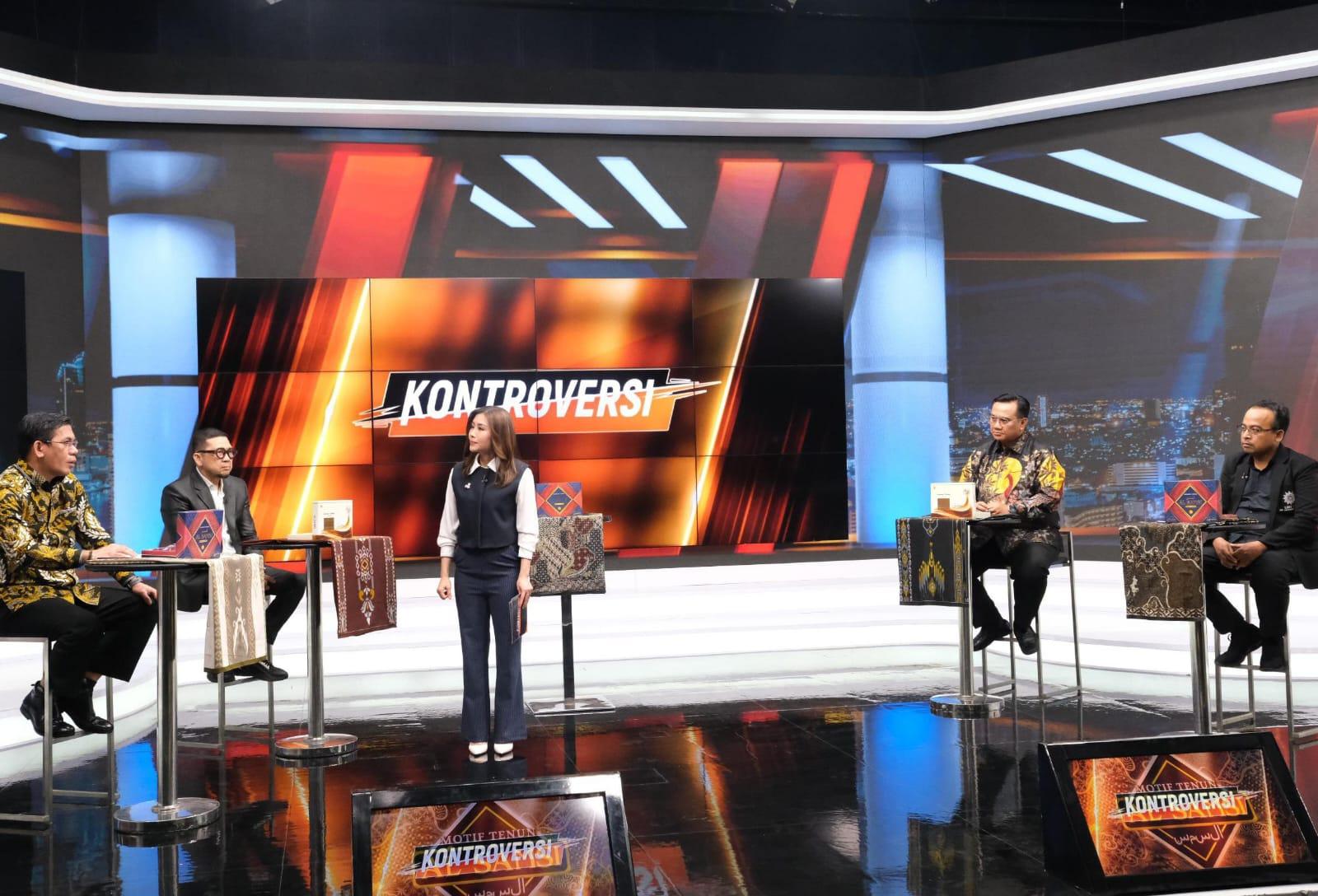 Kepala Biro Humas Kementerian ATR/BPN, Harison Mocodompis pada Talkshow dalam program Kontroversi oleh Metro TV, Kamis (23/1/2025). Foto: Humas Kementerian ATR/BPN