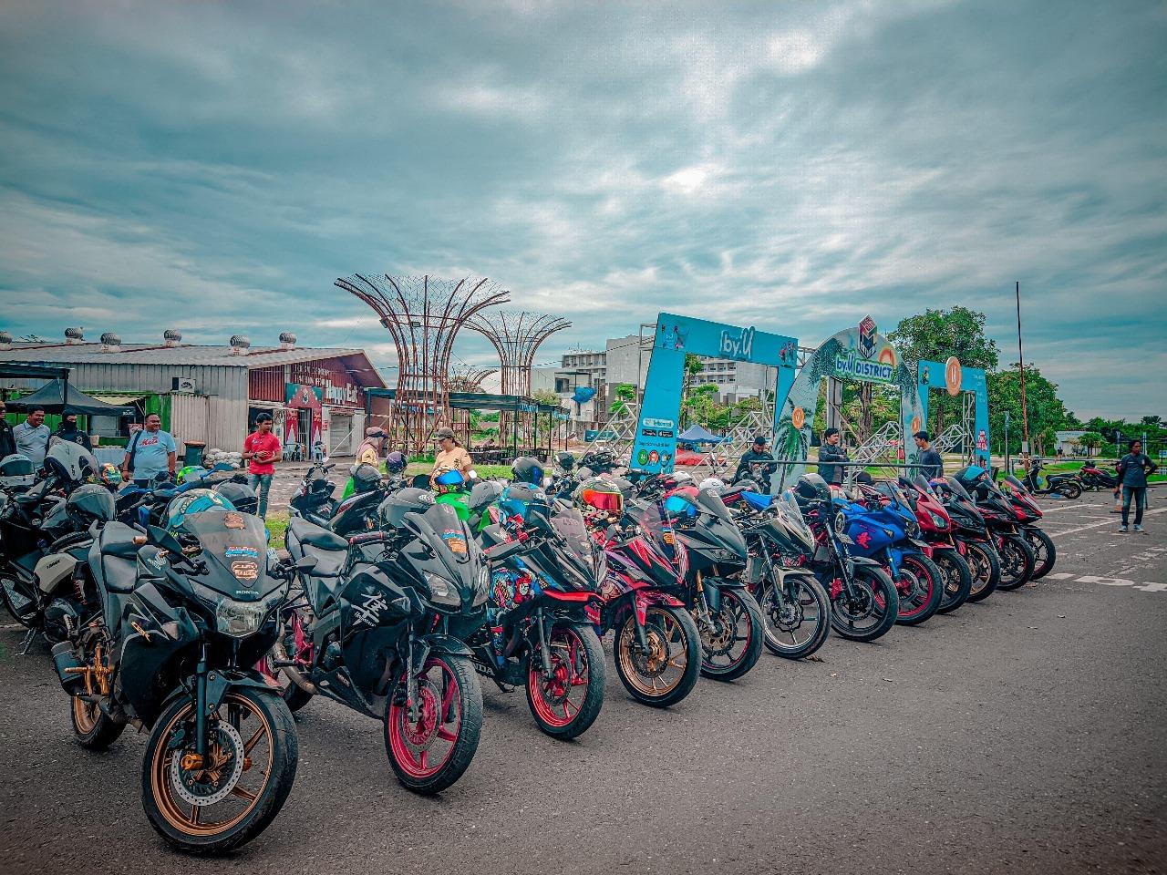 CBR Banjarmasin Gelar Rolling City dan Kopdar. Foto: Trio Motor Honda