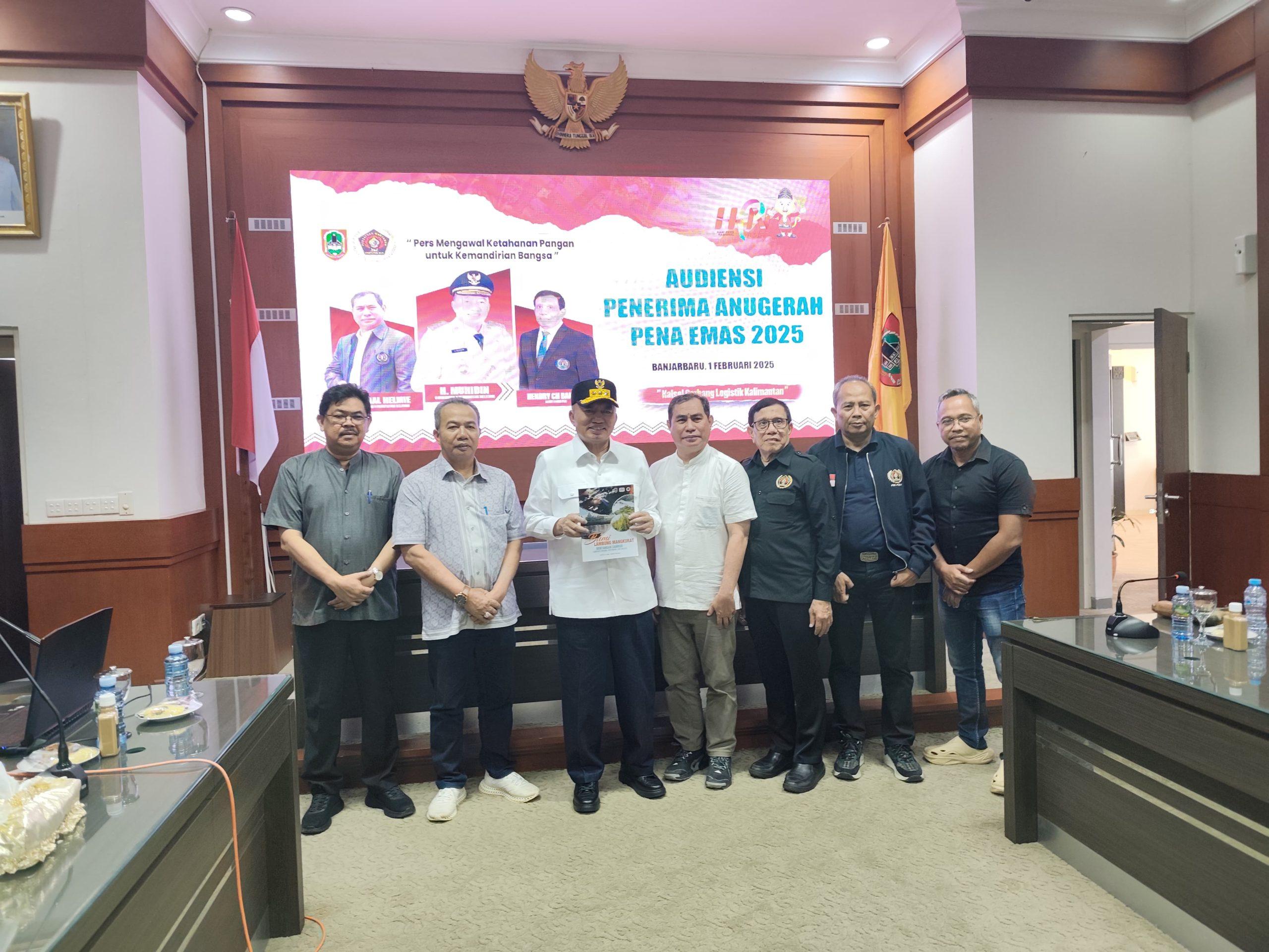 H Muhidin Bakal Terima Anugerah Pena Emas di Puncak HPN 2025. Foto: Dok.PWI Kalsel