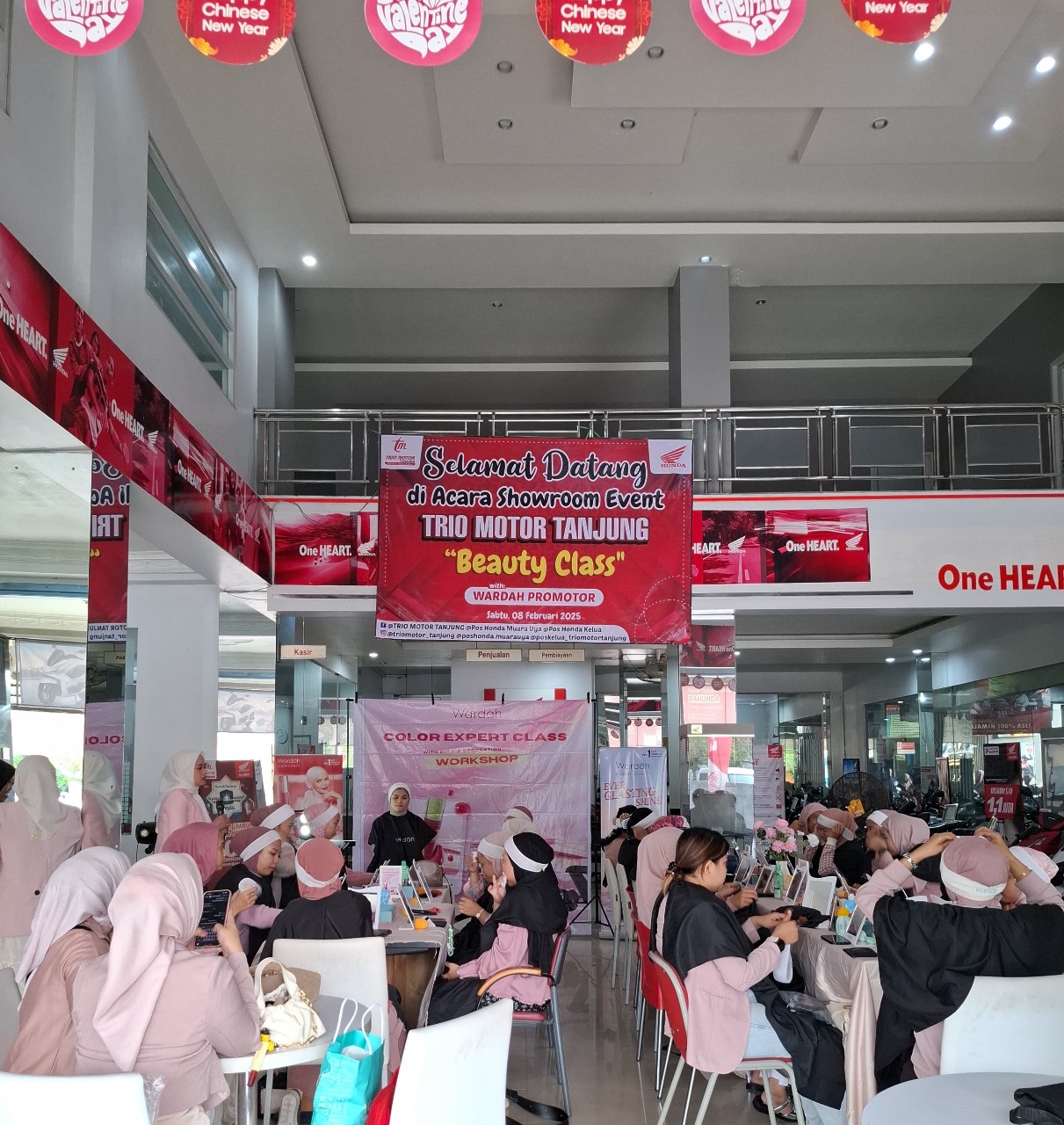 Trio Motor Tanjung Gelar Beauty Class Bersama Wardah dalam Color Expert Class. Foto: Trio Motor Tanjung