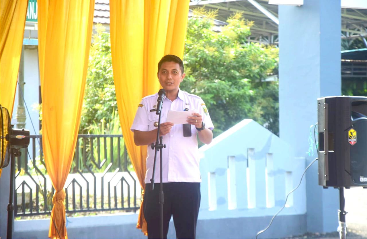 Camat Tanjung, Wirahadikusuma memberikan penyampaiannya pada Musrenbang RKPD 2026. Foto: JM/lenterakalimantan.com