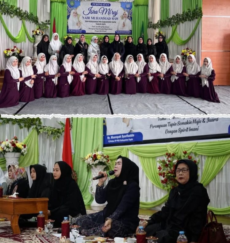 PKK Tapin Peringati Isra Mi’raj 2025, Perkuat Peran Perempuan dalam Membangun Bangsa