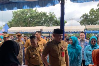 Pemkab Tala gelar kegiatan pasar murah menjelang Idulfitri. Foto: Asep/lenterakalimantan.com