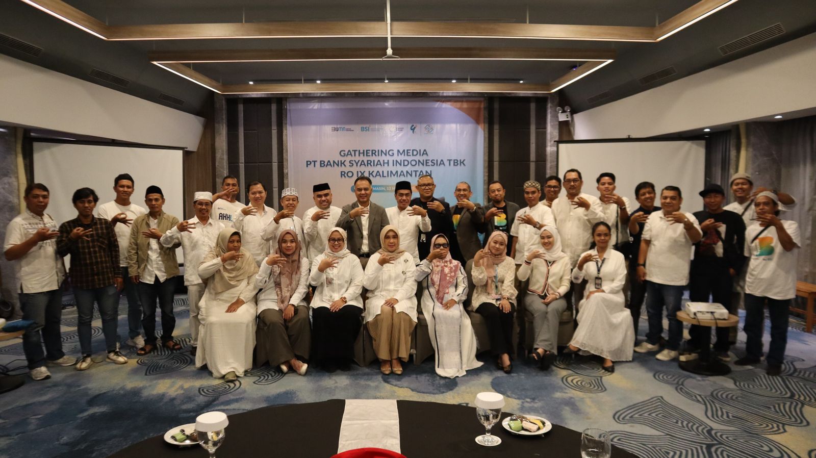 PT Bank Syariah Indonesia (BSI) Tbk RO IX Kalimantan saat menggelar Media Gathering. Foto: Dok. BSI