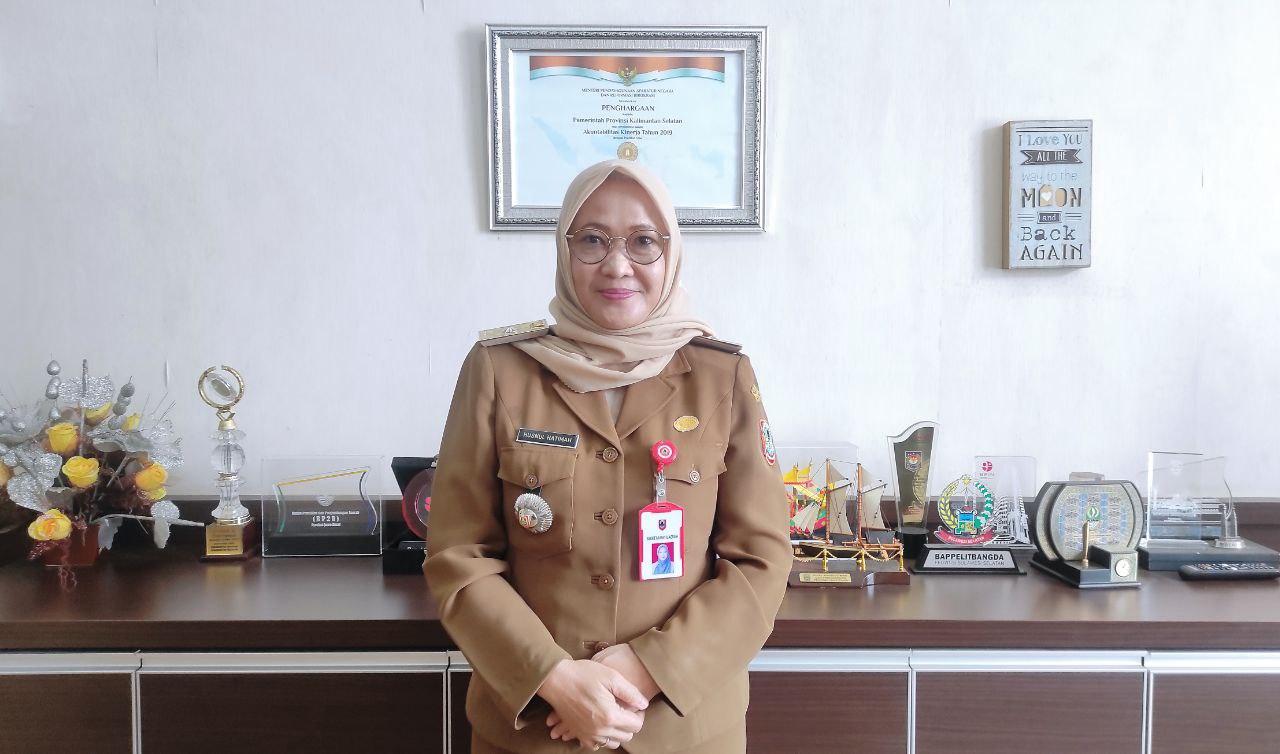 Plt Kepala BRIDA Provinsi Kalimantan Selatan, Husnul Hatimah. Foto: MC Kalsel/usu