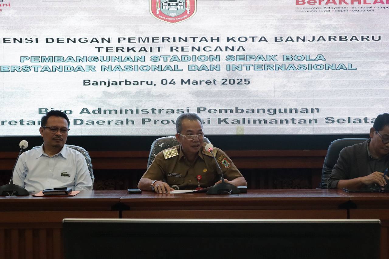 Pemprov Kalsel-Pemko Banjarbaru Bakal Bangun Stadion Bertaraf Internasional. Foto: MC Kalsel