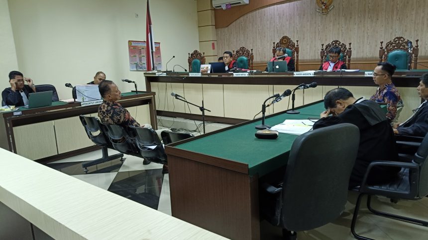 Teks foto : Sidang Kasus Korupsi di Dinas Sosial Kabupaten Hulu Sungai Tengah