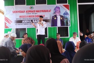 Serap Aspirasi Warga Tungkaran Pangeran, Abdul Rahim Siap Perjuangkan Usulan Pembangunan