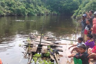 Lanting tempat perempuan 48 tahun yang tenggelam saat mencuci pakaian. Foto: Humas Polres Tabalong