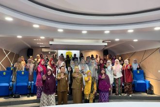 Kegiatan Perlindungan Perempuan dari Tindak Kekerasan gandeng DWP Banjarmasin di Banjarmasin Command Center, Selasa (22/4/2025). Foto: Prokom Banjarmasin