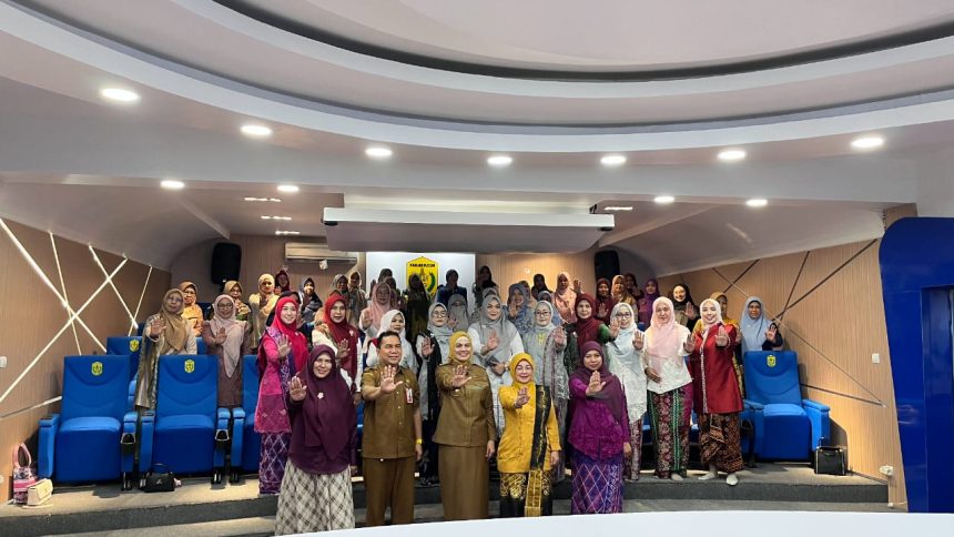 Kegiatan Perlindungan Perempuan dari Tindak Kekerasan gandeng DWP Banjarmasin di Banjarmasin Command Center, Selasa (22/4/2025). Foto: Prokom Banjarmasin