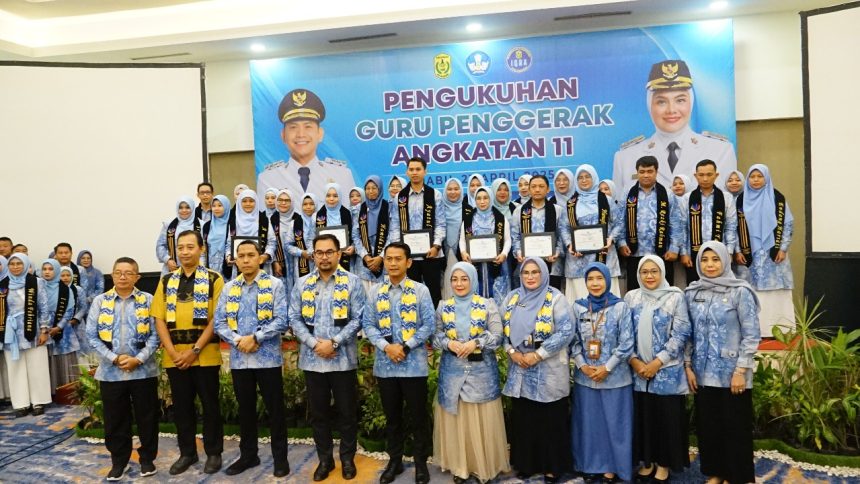 Pengukuhan 138 Guru Penggerak Kota Banjarmasin Angkatan 11, Rabu (23/4/2025). Foto: Prokom Banjarmasin