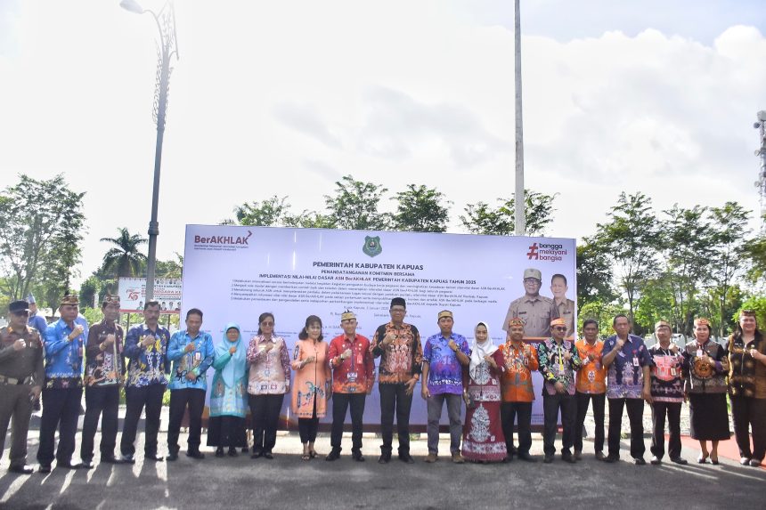 Awal Tahun 2025, Pemkab Kapuas Gelar Apel Besar