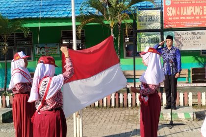 SDN 4 Kampung Baru Peringati Hardiknas 2025, Bacakan Amanat Menteri Pendidikan