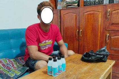 Kapolsek Tambang Ulang Pimpin Razia, Temukan Alkohol Kadar Tinggi di Warung